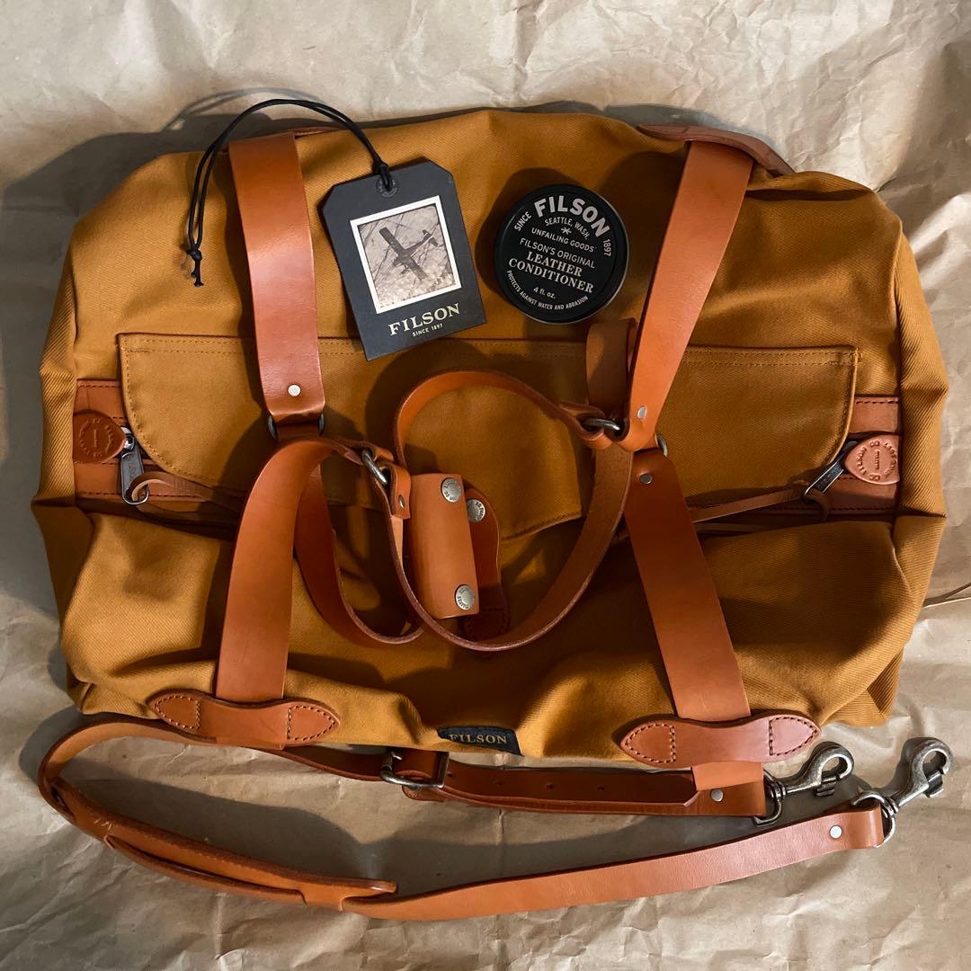 FILSON タグ付き フィルソン ダッフル バッグ 希少色 ミディアム 旅行鞄