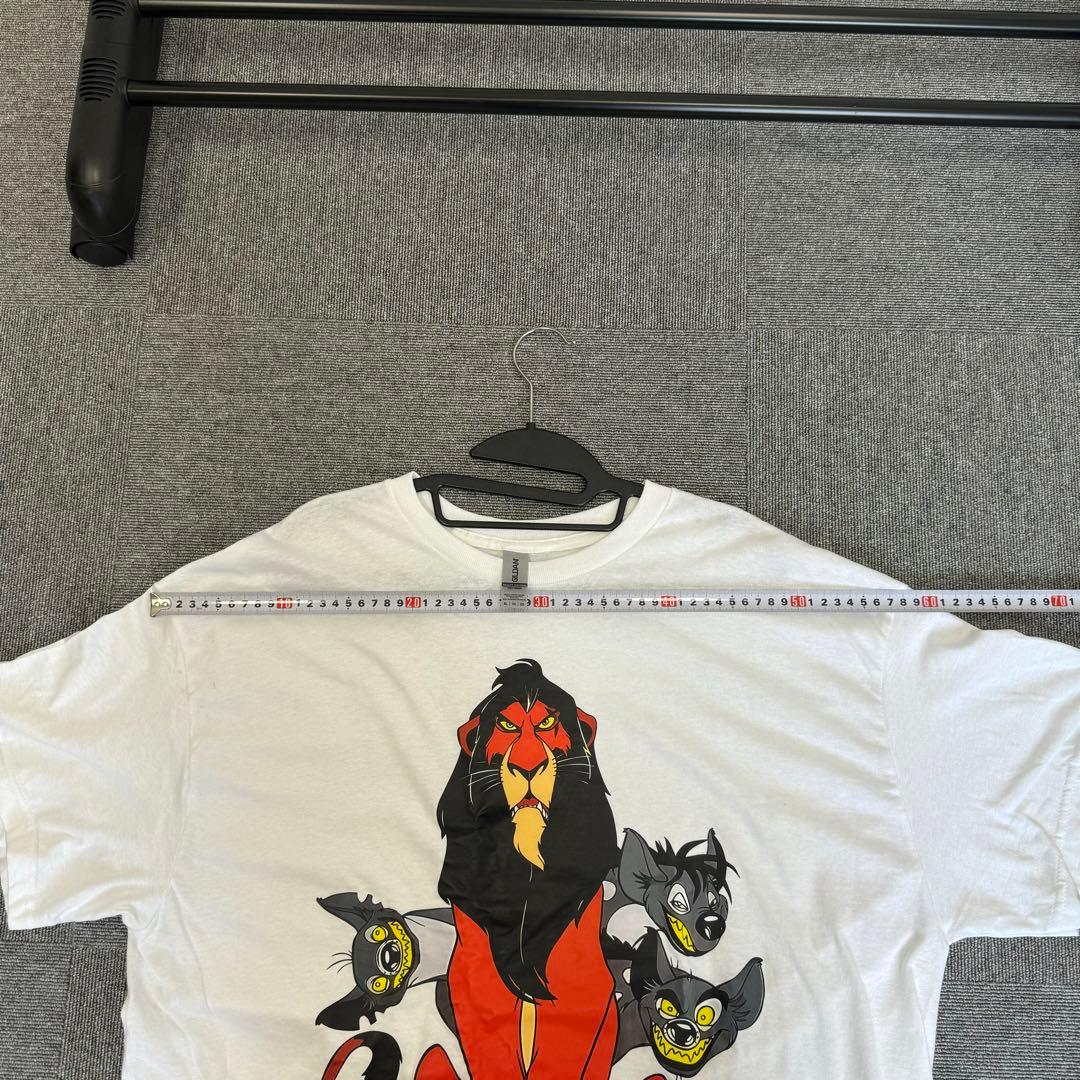 美品 ディズニー ライオン・キング スカー Tシャツ ギルダン ヘビーコットン