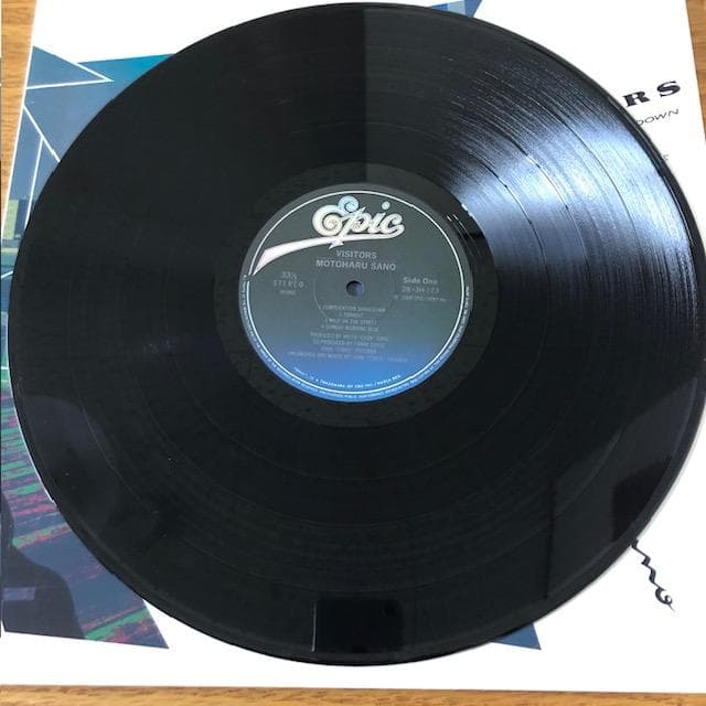 【LP】佐野元春『VISITORS』1984年盤 名盤 d994y97