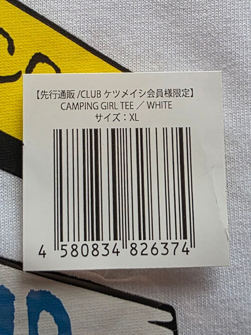 【raiプロフ必読 】Tシャツ「CAMPING GIRL TEE」