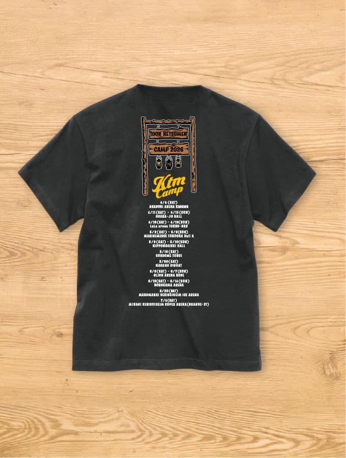 【raiプロフ必読 】Tシャツ「CAMPING GIRL TEE」