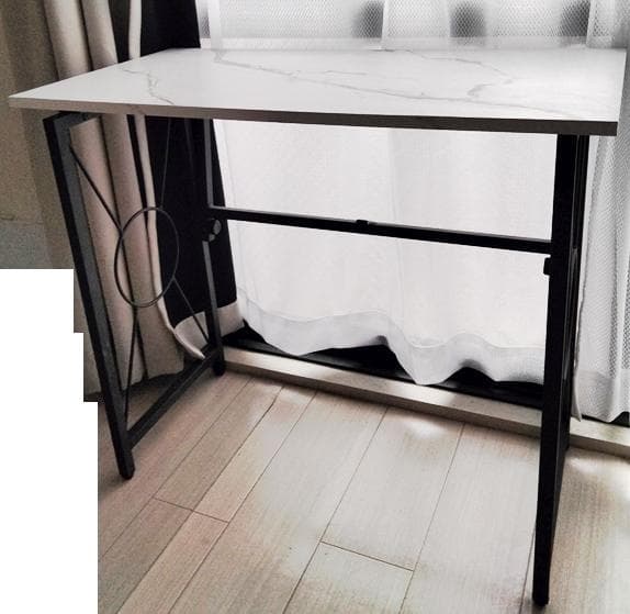 ★美品★FryLR 大理石柄 折り畳みテーブル 80*40*70cm