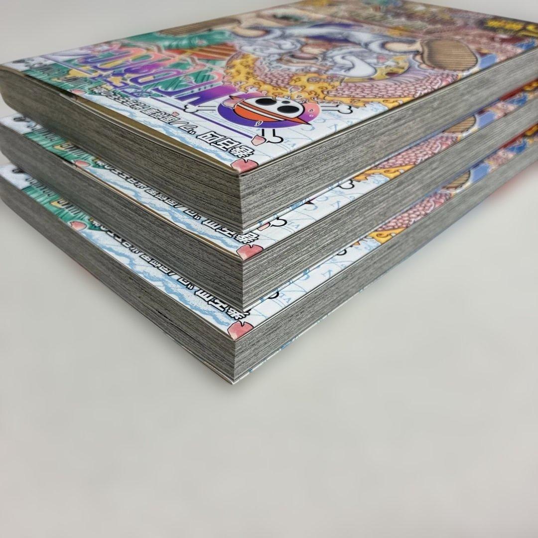 【希少】　ONE PIECE 104巻　初版　帯　ワンピース　3冊セット