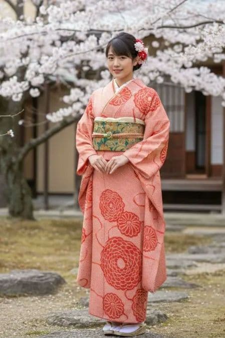 赤　総絞り　振袖　成人式　十三参り　卒業袴　絞り