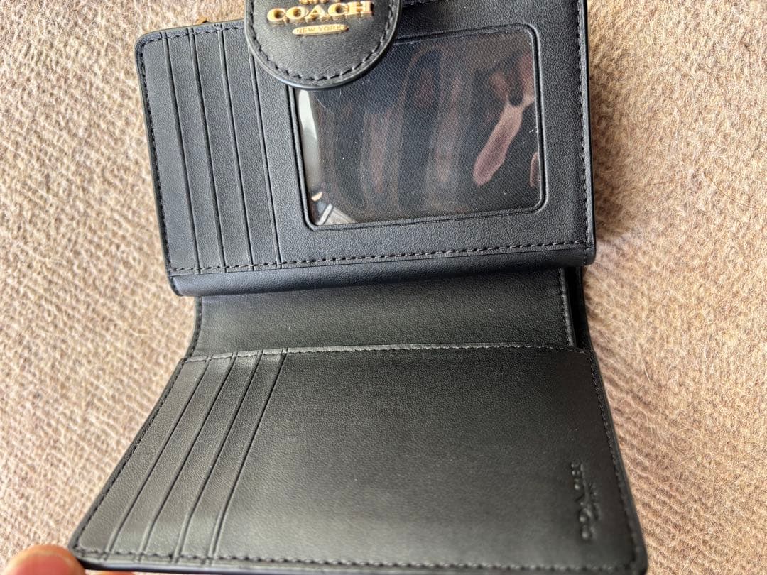 COACH モノグラム 二つ折り財布