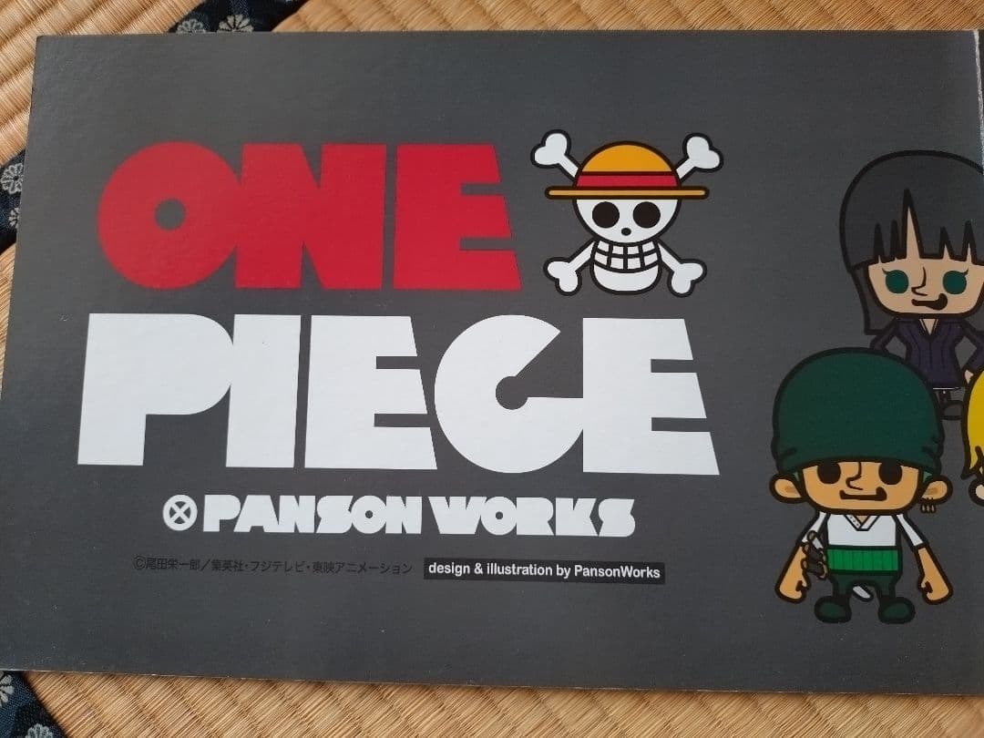 書店店頭限定　ONE PIECE カートゥーン風キャラクター飾り