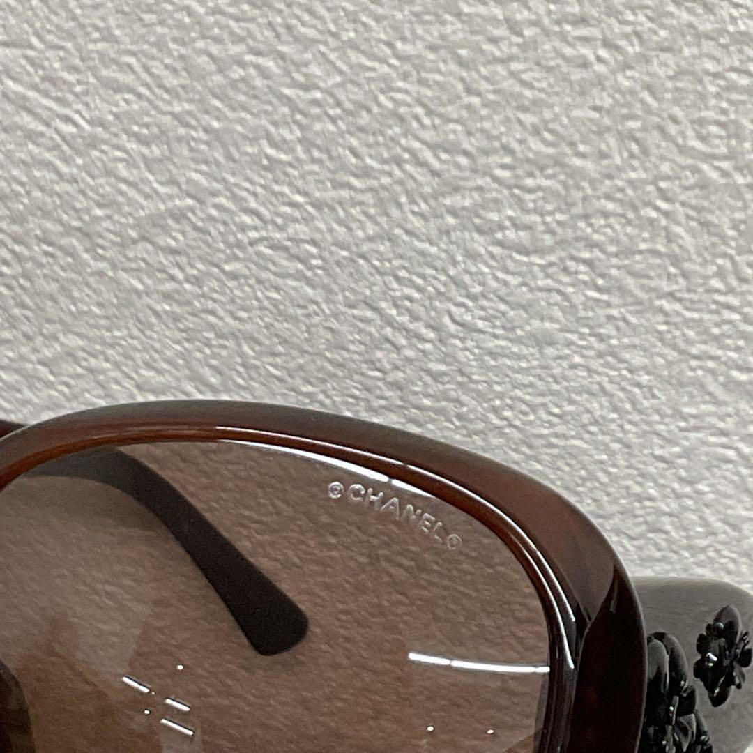 CHANEL シャネル ブラウンレンズ フラワーモチーフ サングラス
