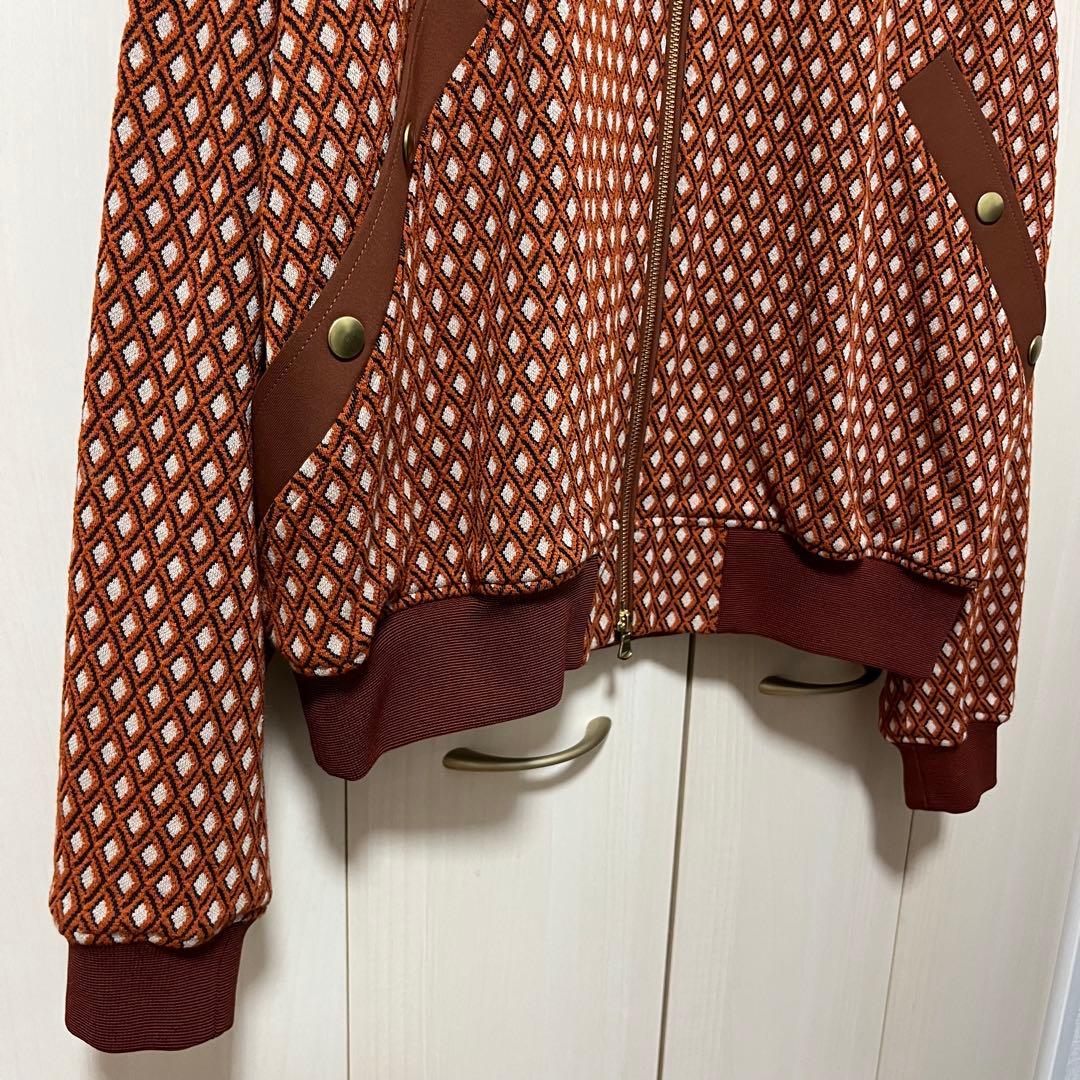 ジャケット・アウター TAUPE 23SS Diamond Pattern Bomber Jacket