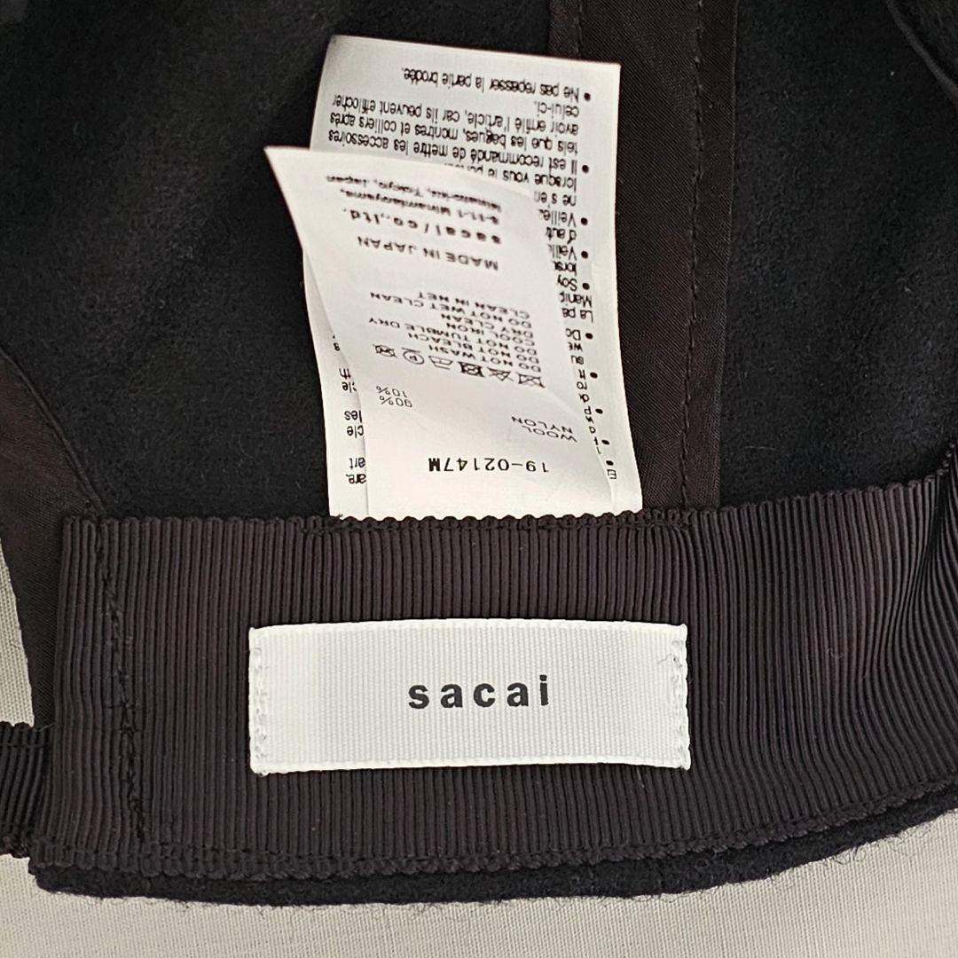 sacai Dr.Woo スパイダー 刺繍キャップ