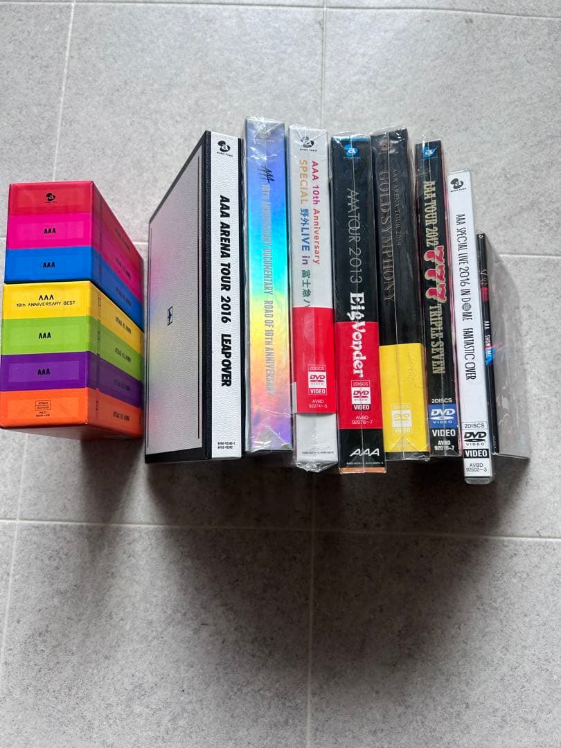 AAA DVDセット 10周年記念ライブなど