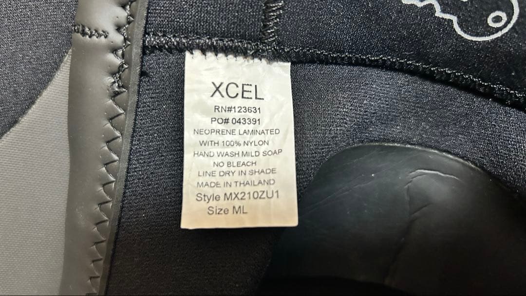 XCEL スプリングウェットスーツ X-ZIP