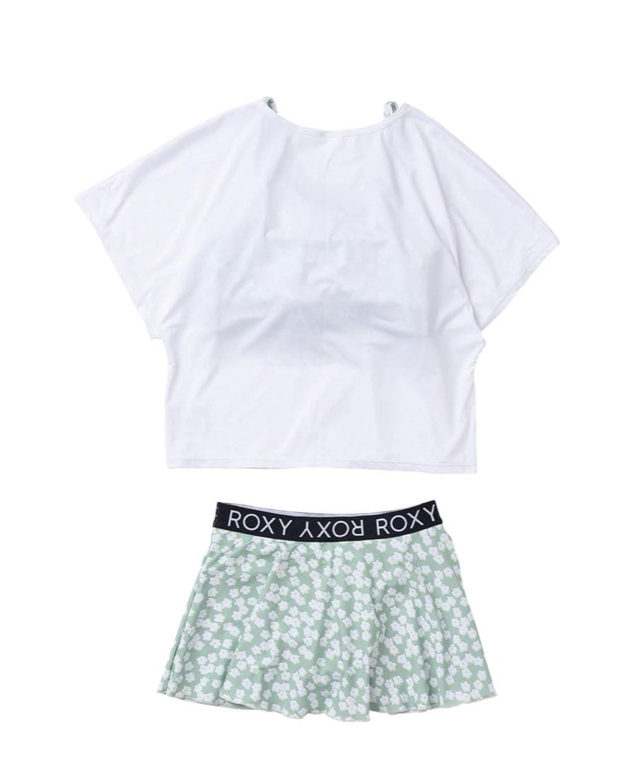 roxy キッズ　ラッシュガード　水着　ビキニ　3点セット　白　150