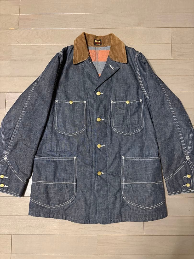 【美品古着】旧Denime オリゾンティ　カバーオール　デニム　サイズ38