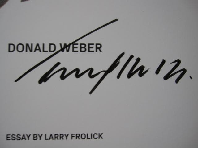 War Sand　Donald Weber　ドナルド・ウェーバー　直筆サイン