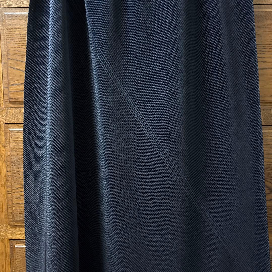 ISSEYMIYAKE 濃紺　変形　プリーツスカート　レディース