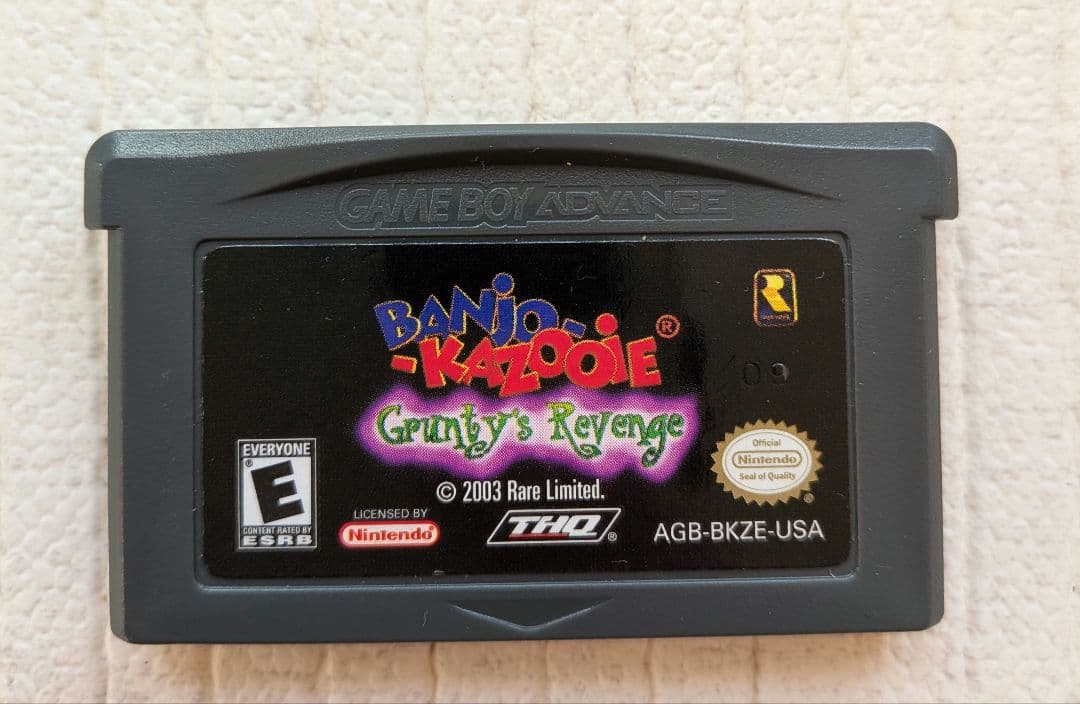 バンジョーとカズーイの大冒険 グランティの復讐　アドバンス gba　海外