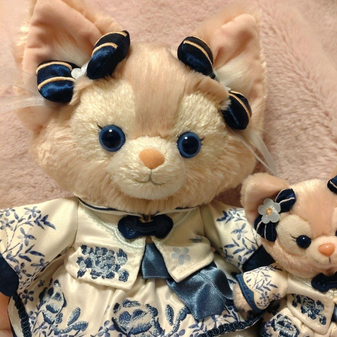 2025年上海ディズニー青花シリーズ、リーナベルss＆キーチェーンセット