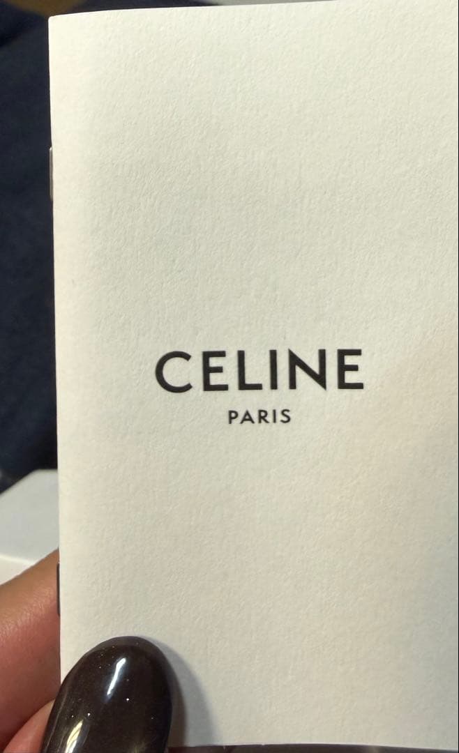 レザー三つ折り財布 CELINE