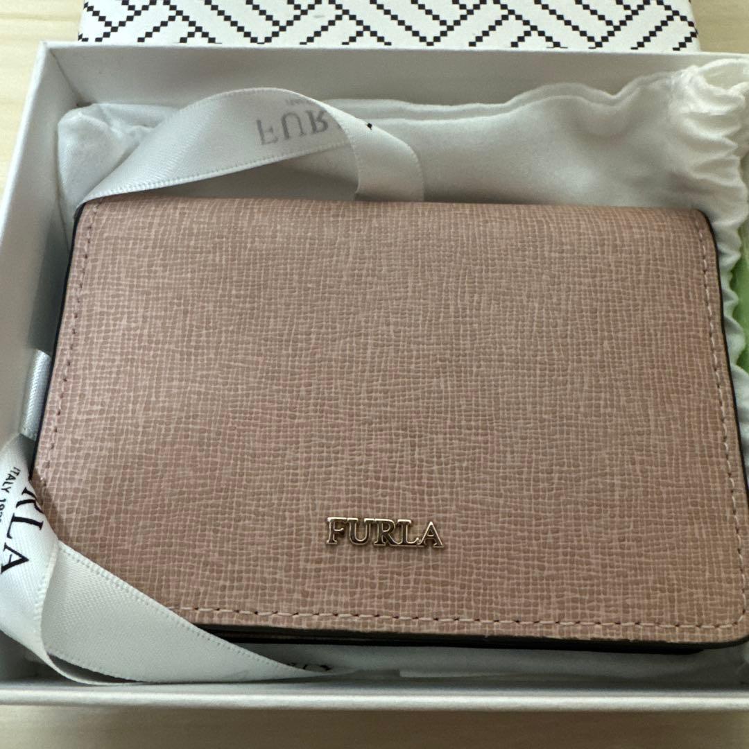 FURLA ピンク 名刺入れ　新品未使用