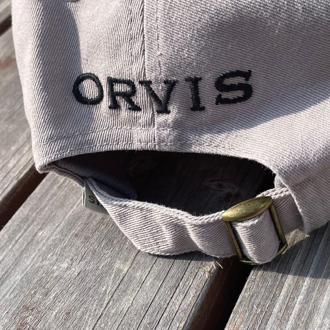 【極美品】ORVIS オービス 2トーン キャップ フライ 釣り 刺繍 企業系