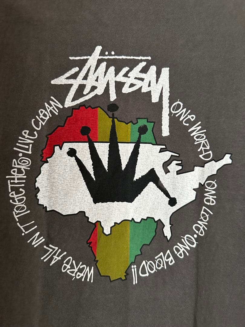 新品未使用 ステューシー stussy STUSSY ピグメント加工 Lサイズ