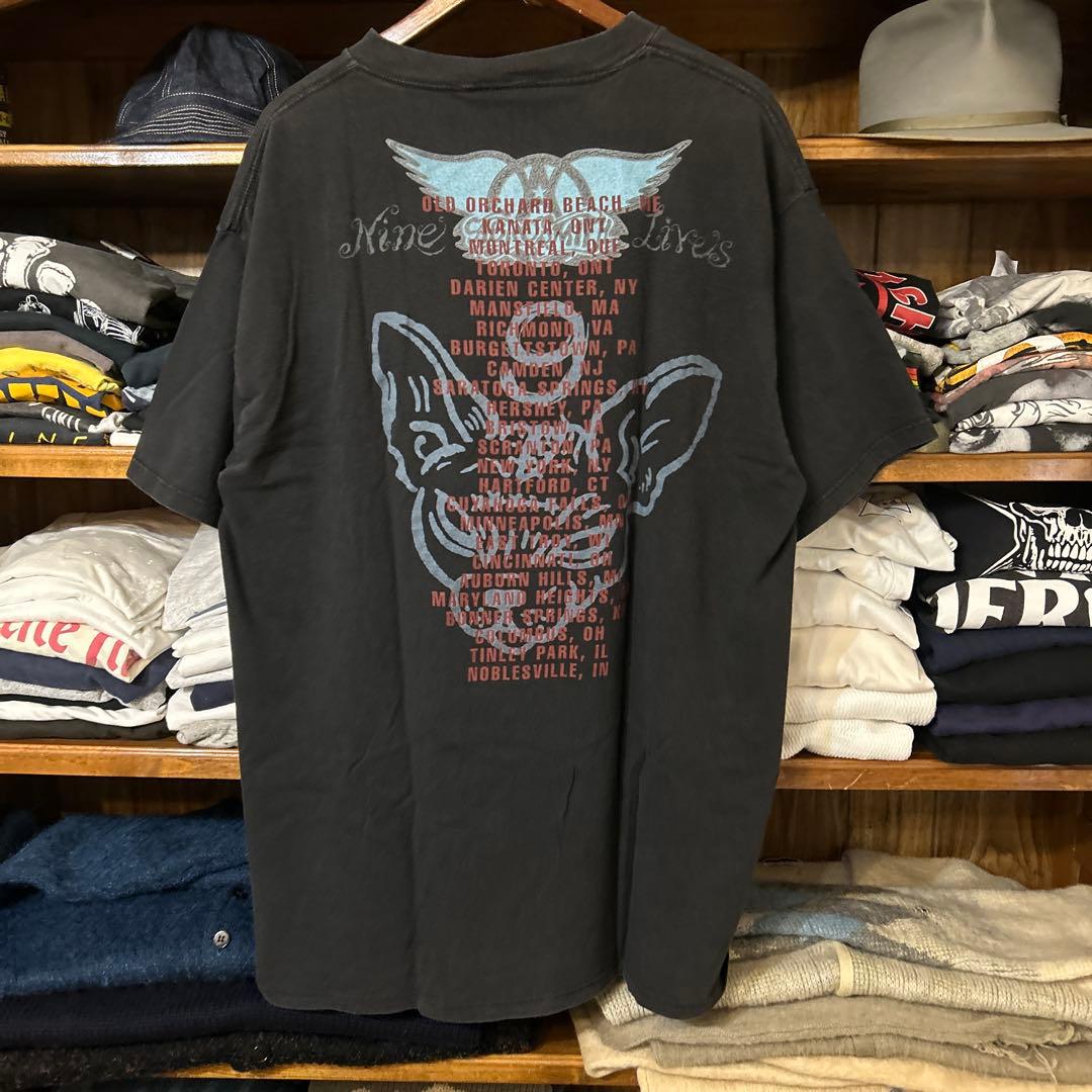 90s Aerosmith Nine Lives エアロスミス Tシャツ