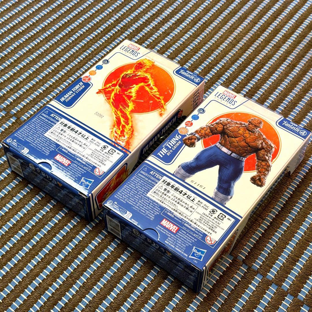 ハズブロ マーベルレジェンド　ザ・シング　ヒューマン・トーチ　未開封【値下げ】