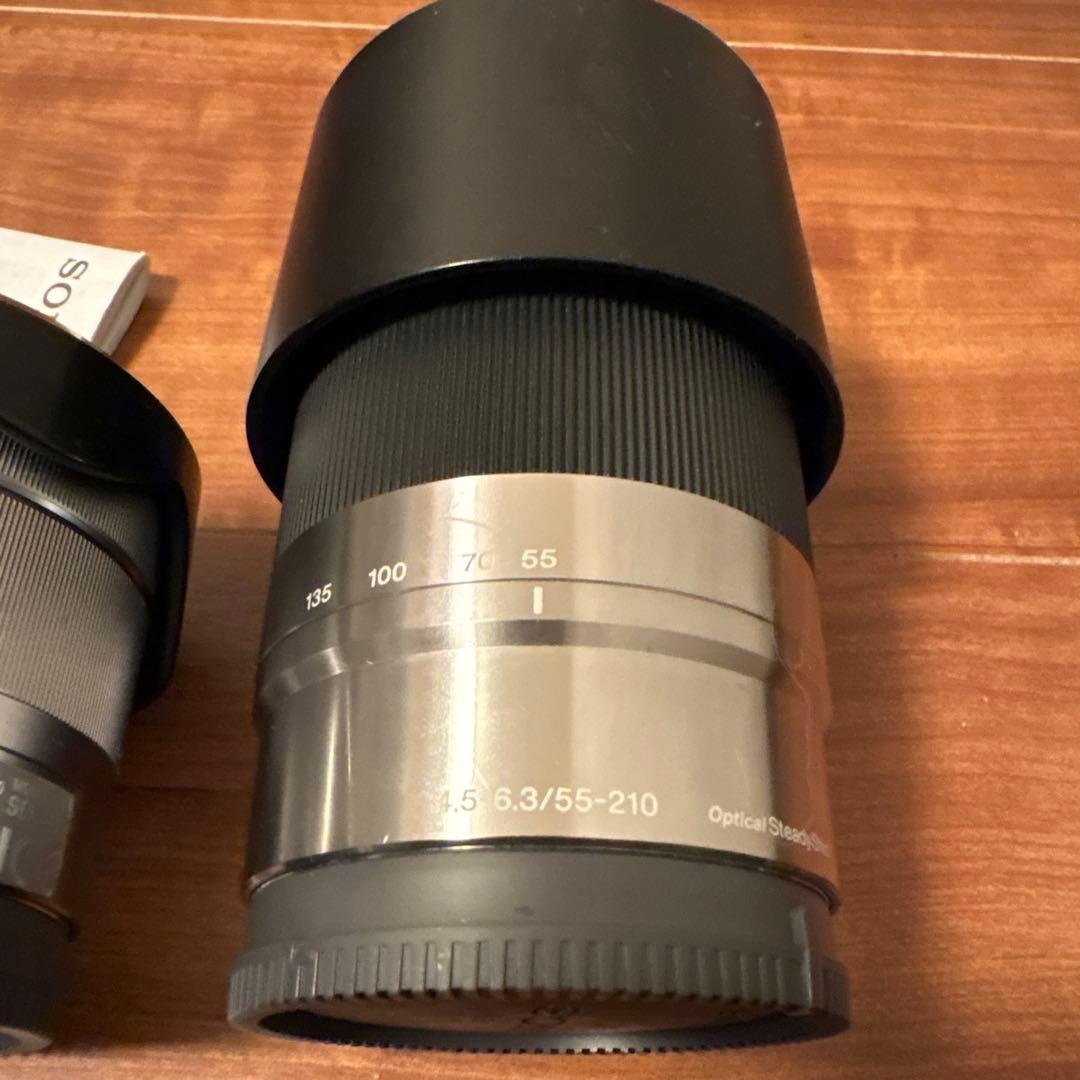 SONY NEX-5D ミラーレス一眼 超お得セット パンケーキ、ズーム、望遠