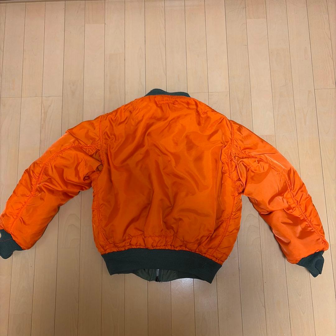 ※リンゴ 80s MA-1 民間品 made in USA