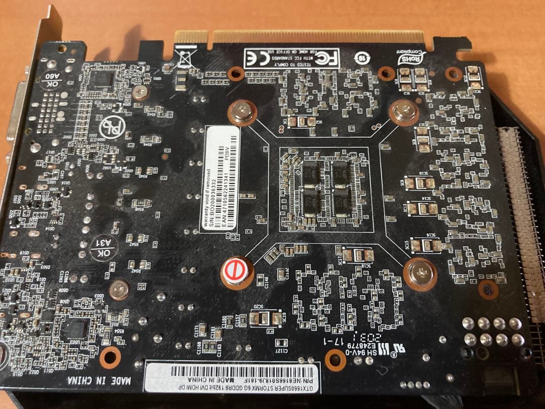 Palit GeForce GTX1660super 【ジャンク】