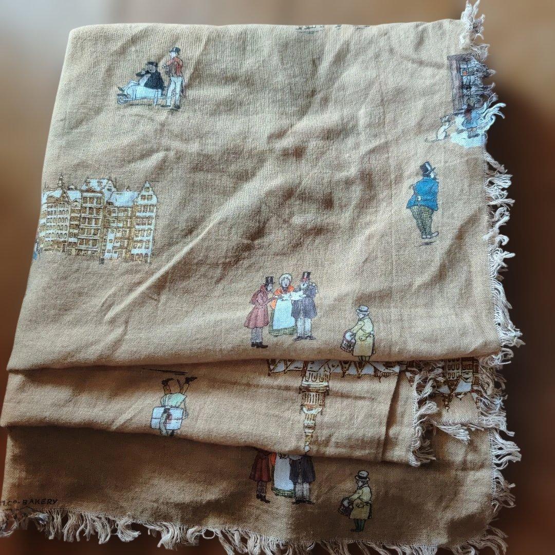 R&D.M.Co- ARTICHOKE GAUZE SHAWL ガーゼショール