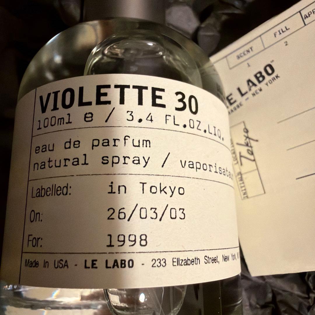 LE LABO ルラボ VIOLETTE30 ヴァイオレット30 100ml