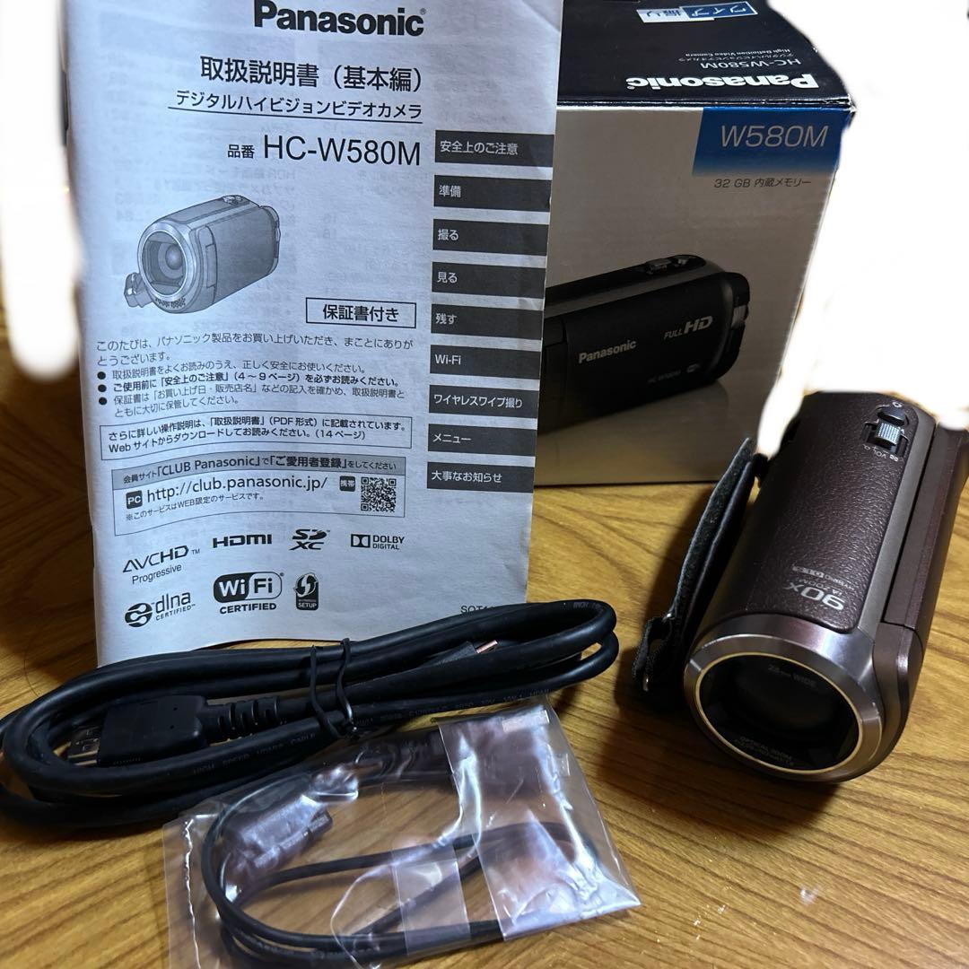 か*ん様 Panasonic HC-W580M フルHDビデオカメラ【美品】