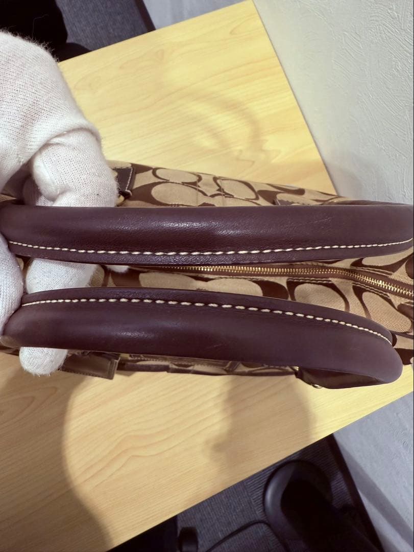 コーチ COACH ボストンバッグ　シグネチャー　キャンバス　レザー　2way