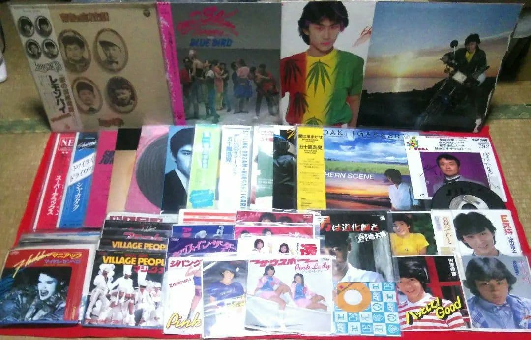 昭和　レコード　邦楽　洋楽　サントラ　まとめ　47枚　カレンダー付き