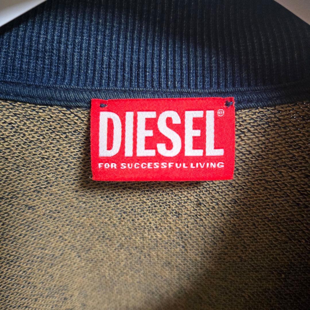 ア*ザ様 DIESEL ジップ フェードエフェクト スウェットシャツ
