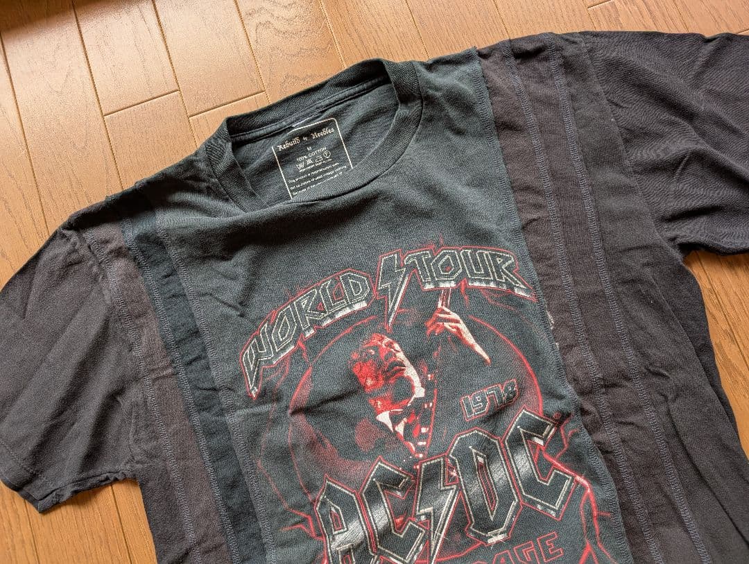 「Rebuild by Needles」AC/DC プリントTシャツ Ｍサイズ