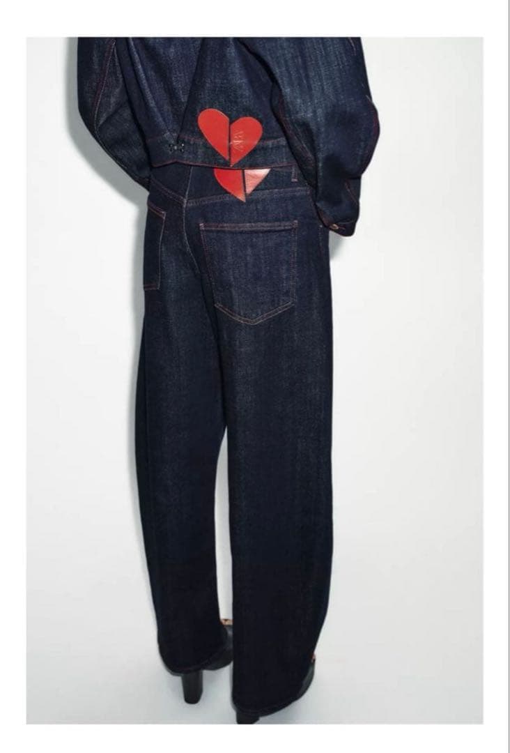 ZARA Z1975 ハイウエストバレルフィットデニムパンツ　♡34 ♡