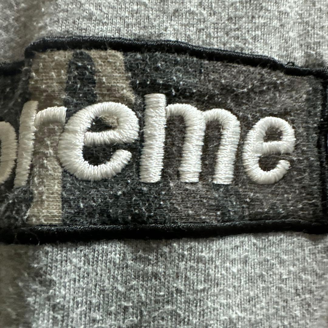 Supreme グレー Tシャツ XL刺繍BOXロゴ