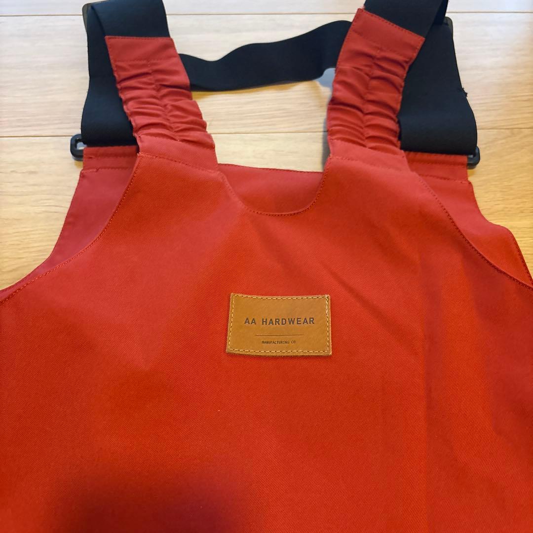 AA HARDWEAR ビブパンツ　赤　size L