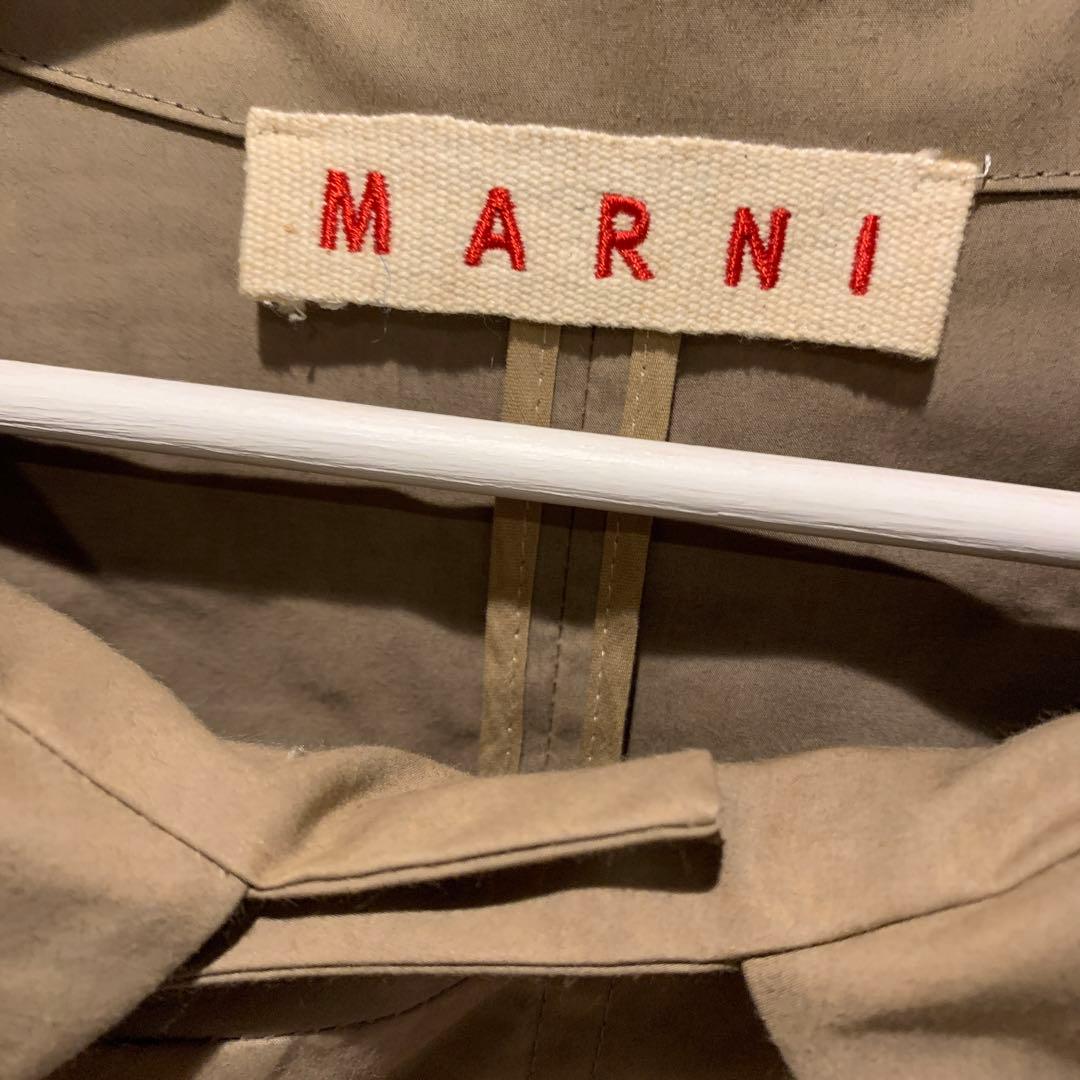 MARNI マルニ フード収納付 モッズコート 38