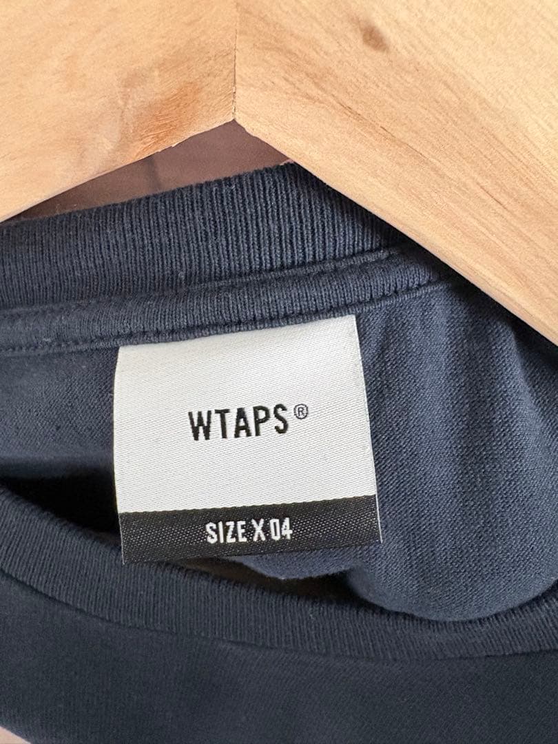 WTAPS ダークネイビー スポットTシャツ X04