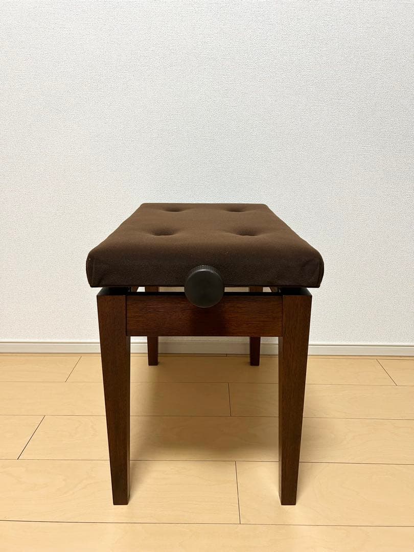 【Rosanoriページ】YAMAHA ピアノ椅子　茶　ウォールナット