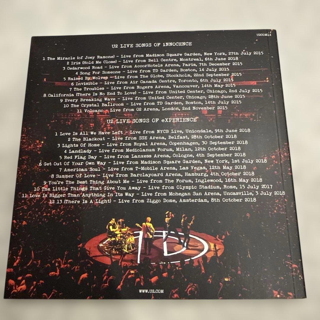 洋楽 U2: Live Songs of Innocence + Experience