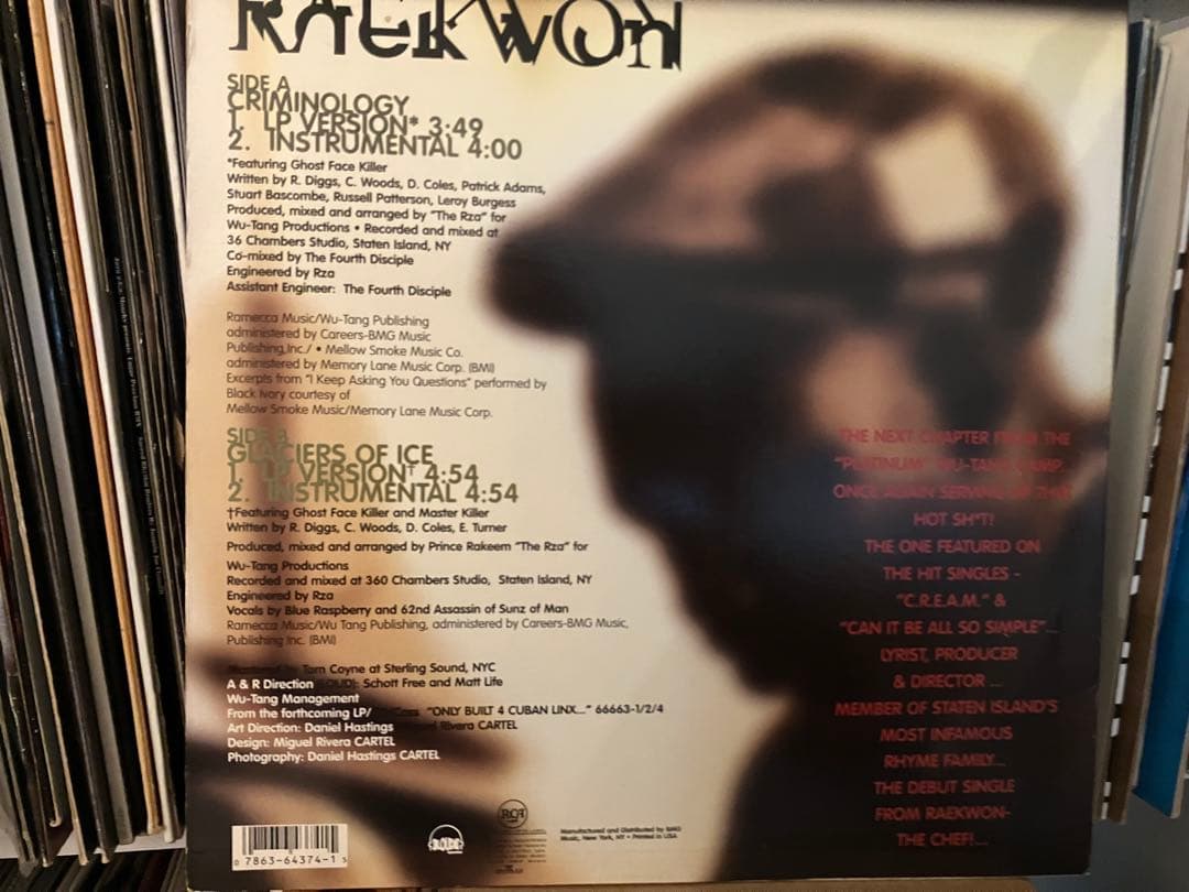 洋楽 Raekwon Criminology Wu-Tang 90s Hip Hop