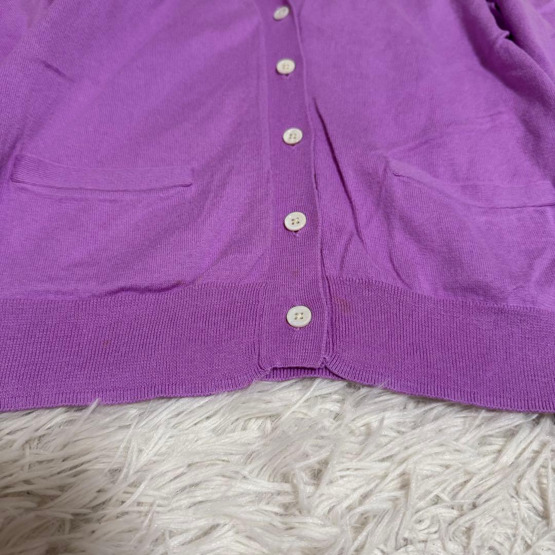 POLO RALPH LAUREN カーディガン パープルピンク XS 羽織り
