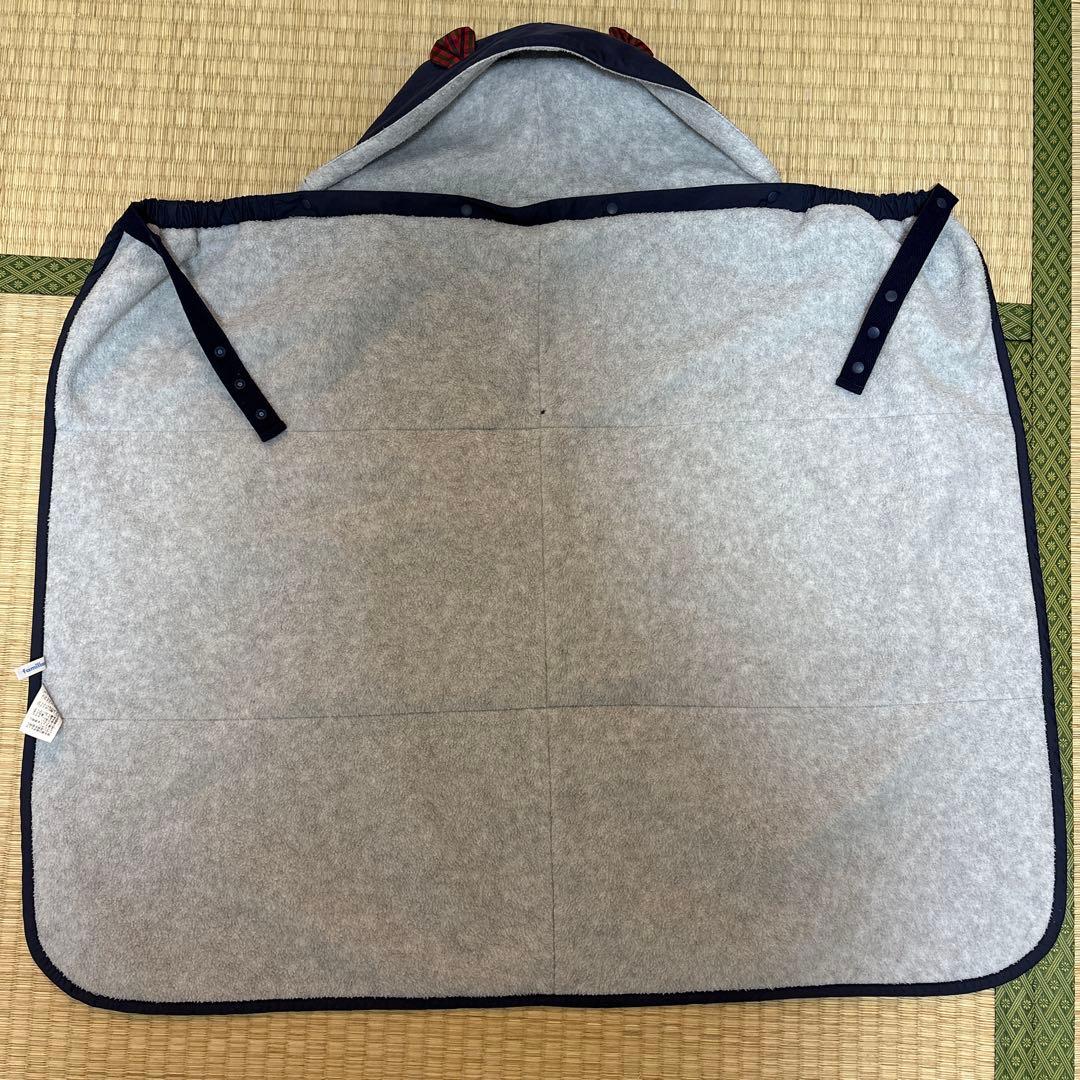【美品】Familiar ファミリア　3WAYブランケット