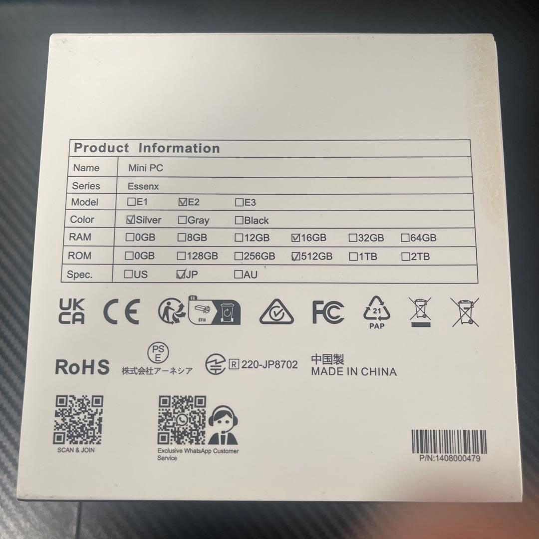NiPoGi ミニpc N150 16GB+512GB