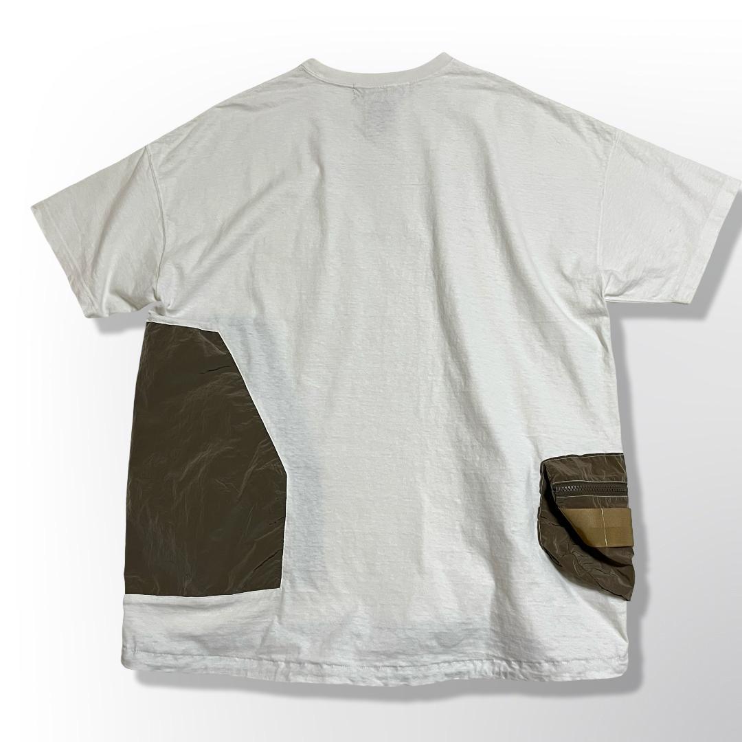 レミレリーフ ブリーフィング コラボ Tシャツ 異素材ポケット ビッグサイズ