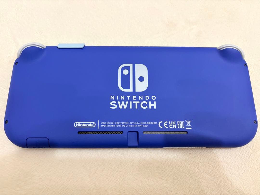Nintendo Switch Lite 本体 ブルー カバー付き